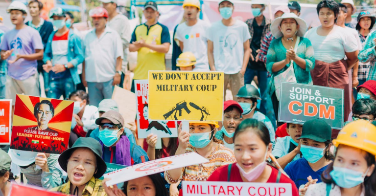 示意圖-緬甸軍政府強推爭議大選！投票所冷清恐成鬧劇