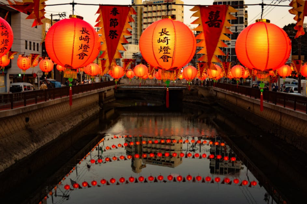 示意圖-長崎雲仙橘神社巨型門松迎新年！壯觀逾12米創金氏紀錄
